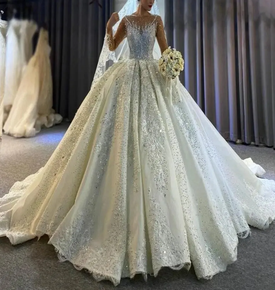 2023 Luxury Beading Wedding Dress