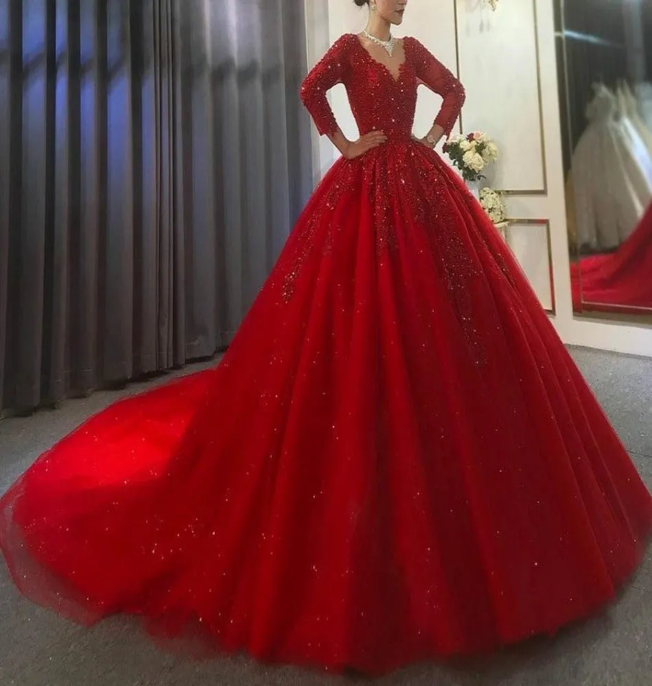 2023  Red Wedding Dress