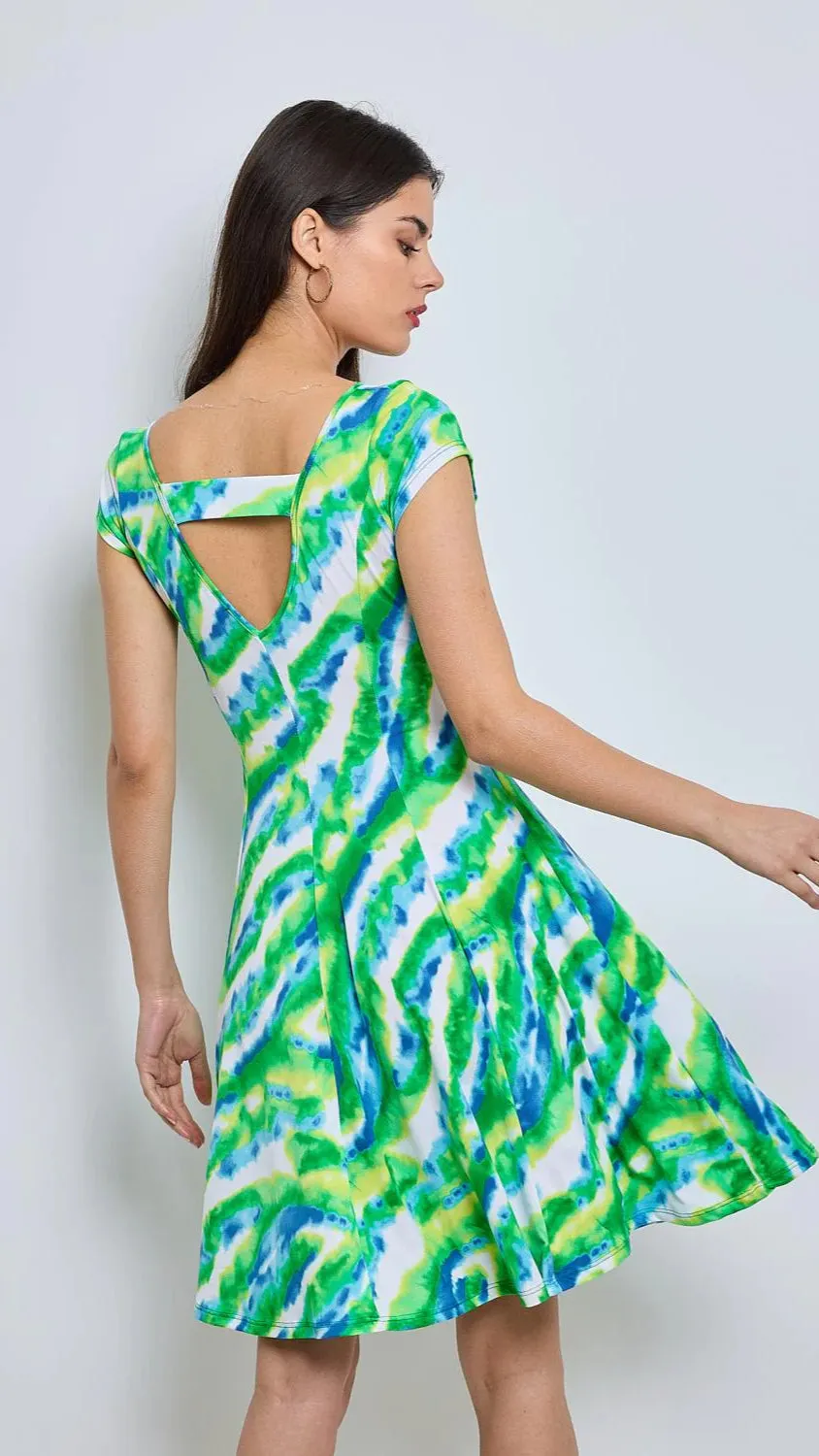 4-A0849 Katrine Tie Dye Dress