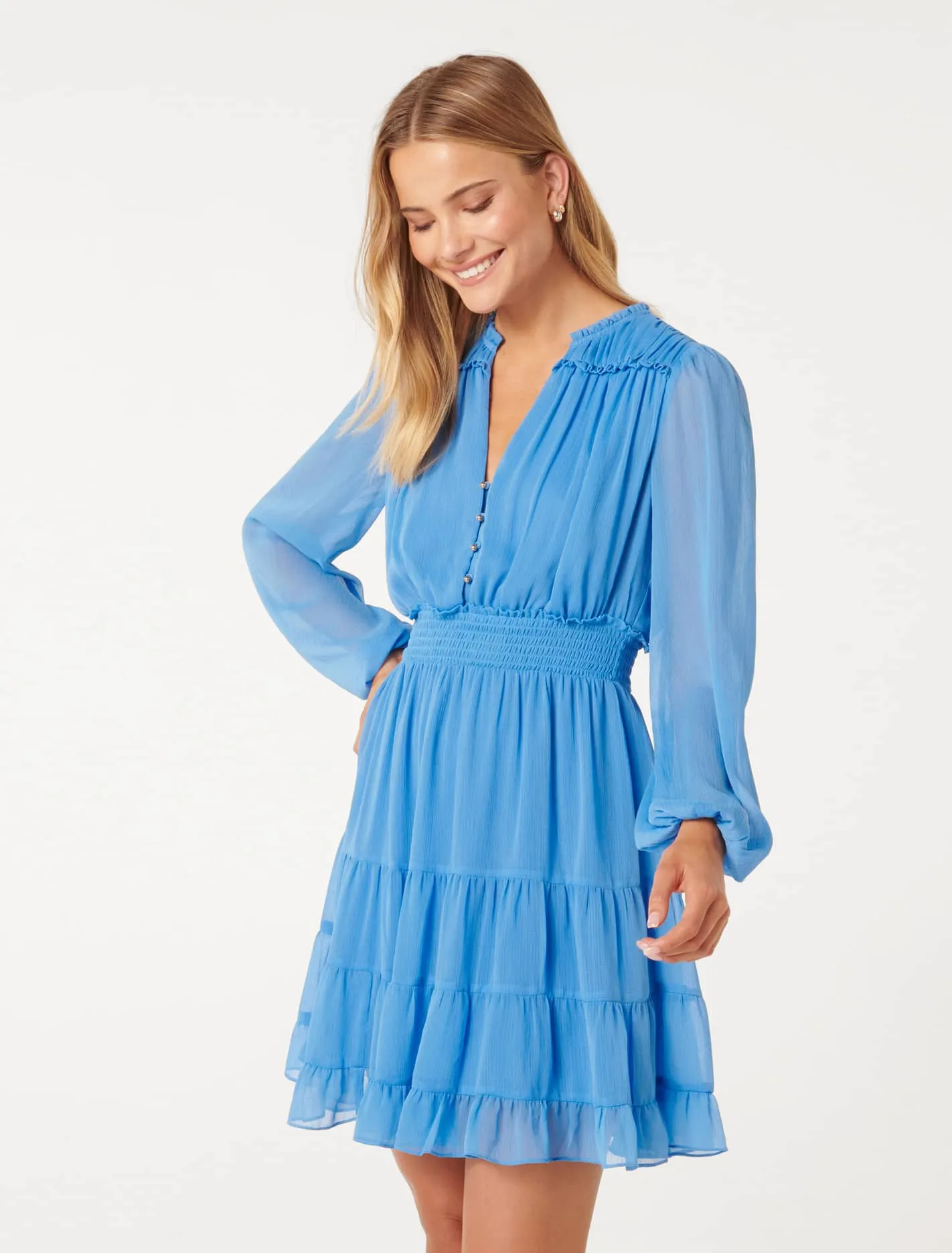 Adley Ruffle Mini Dress