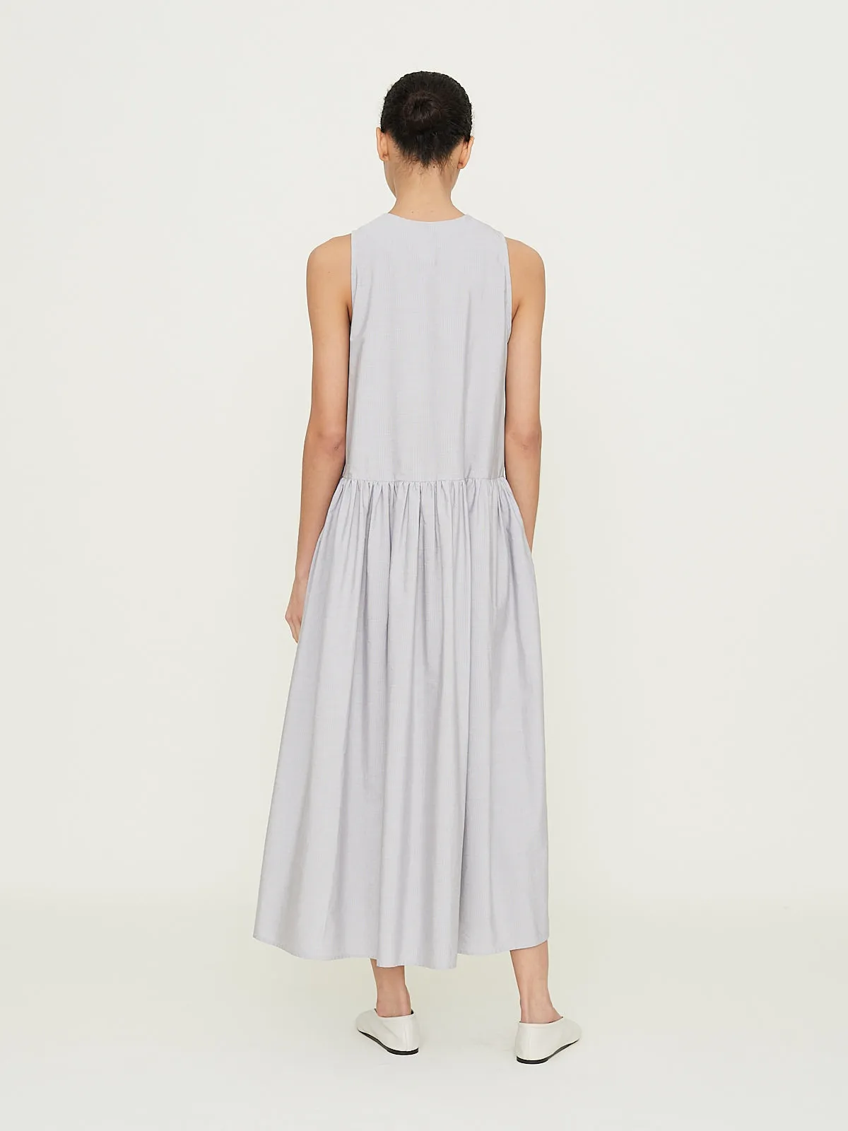 Anouk Dress in Light Blue Stripe