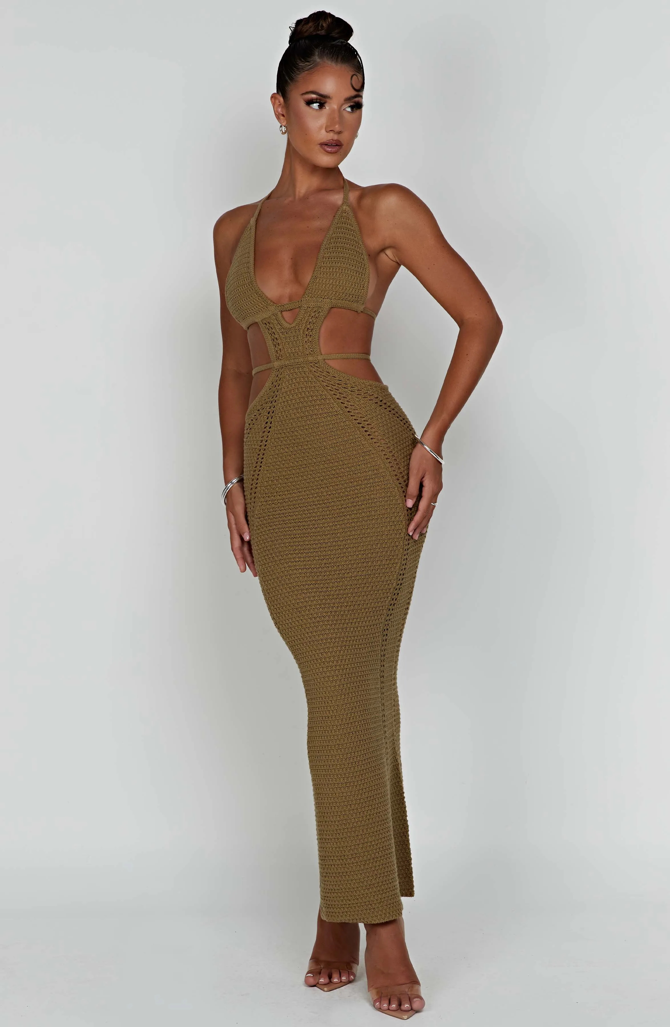 Arabella Maxi Dress - Khaki