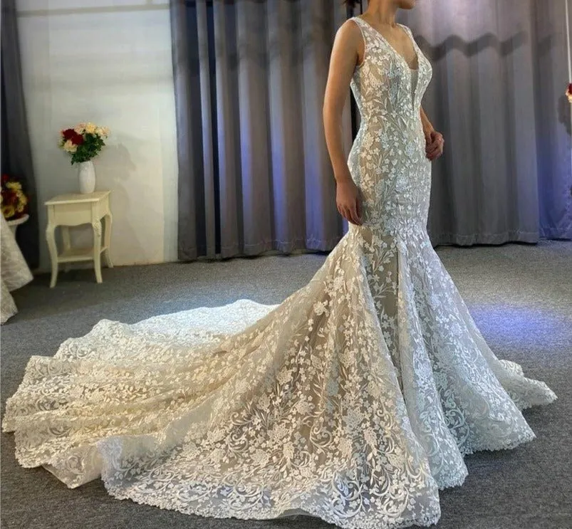 Beautiful Mermaid Wedding Dress