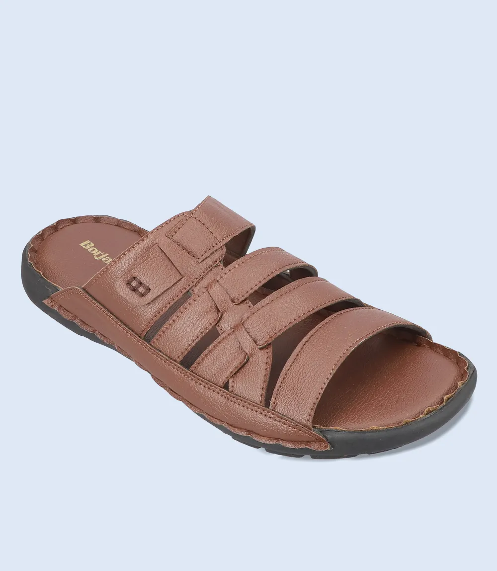 BM5527-BROWN-Men Slipper