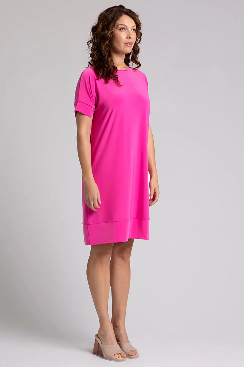 Boat Neck Dress | Peony