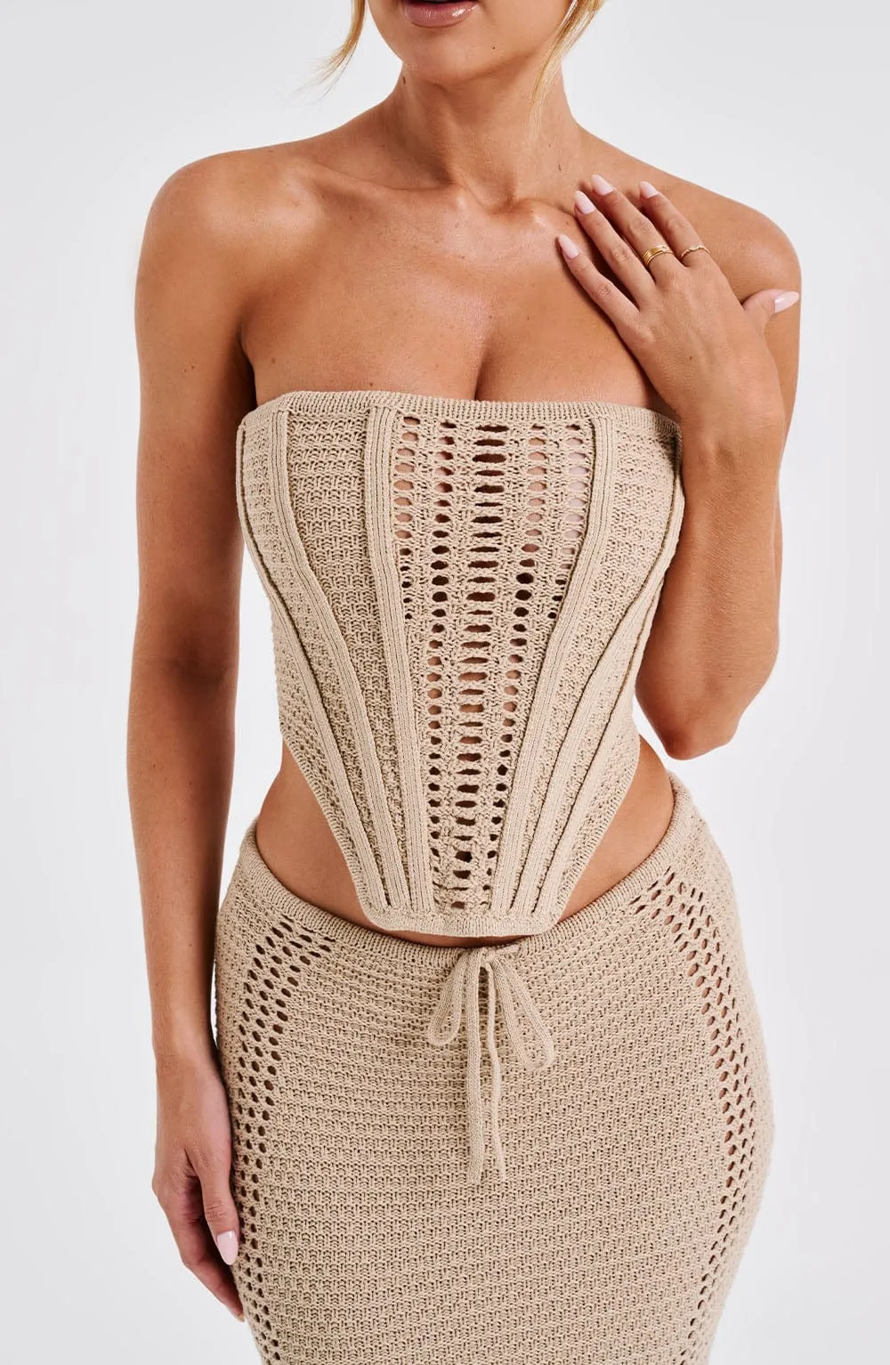 Carly Corset - Beige