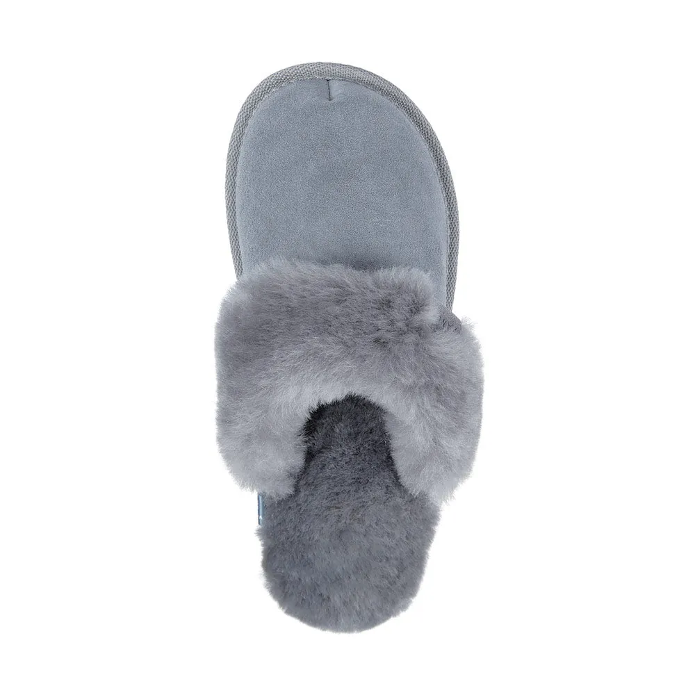 CASHMERE Sky Blue sheep slippers