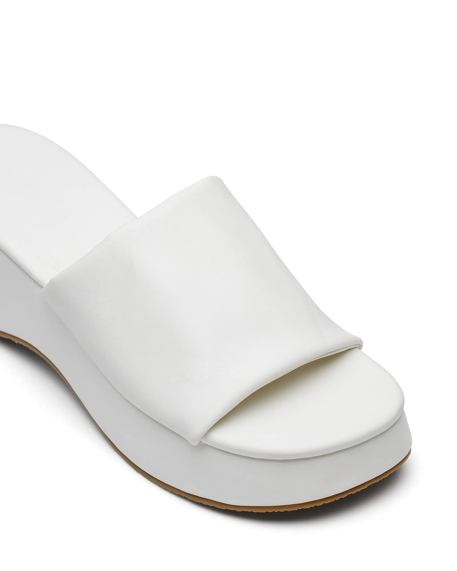 Cindy Platform Sandal White