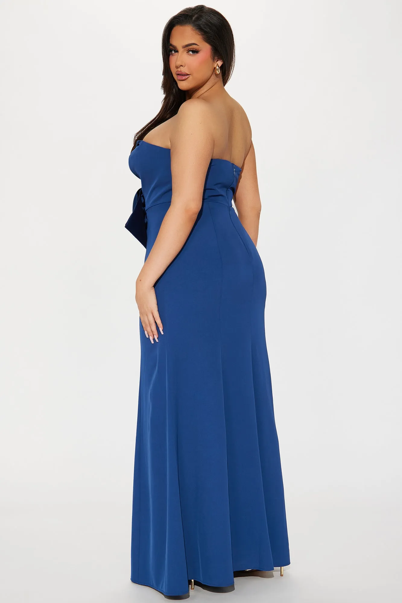 Elegant Moment Gown - Navy