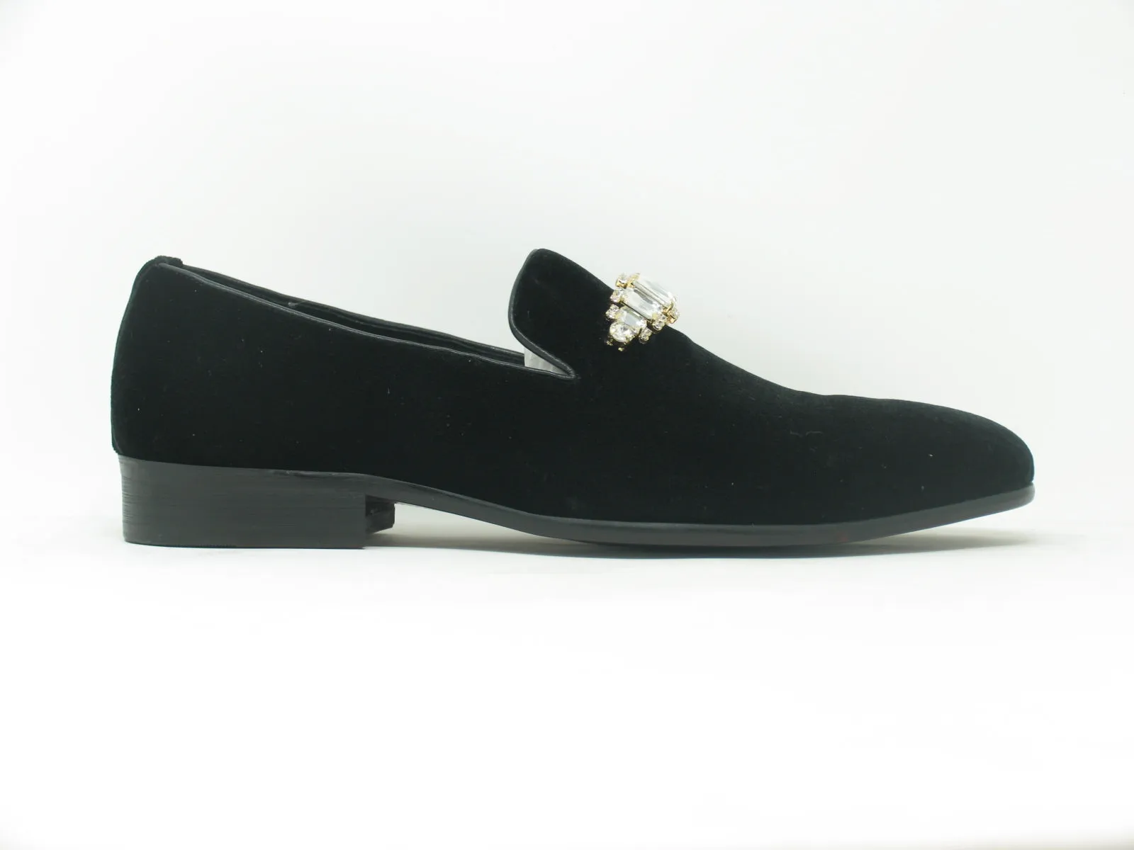 Formal Velvet Loafer with studs