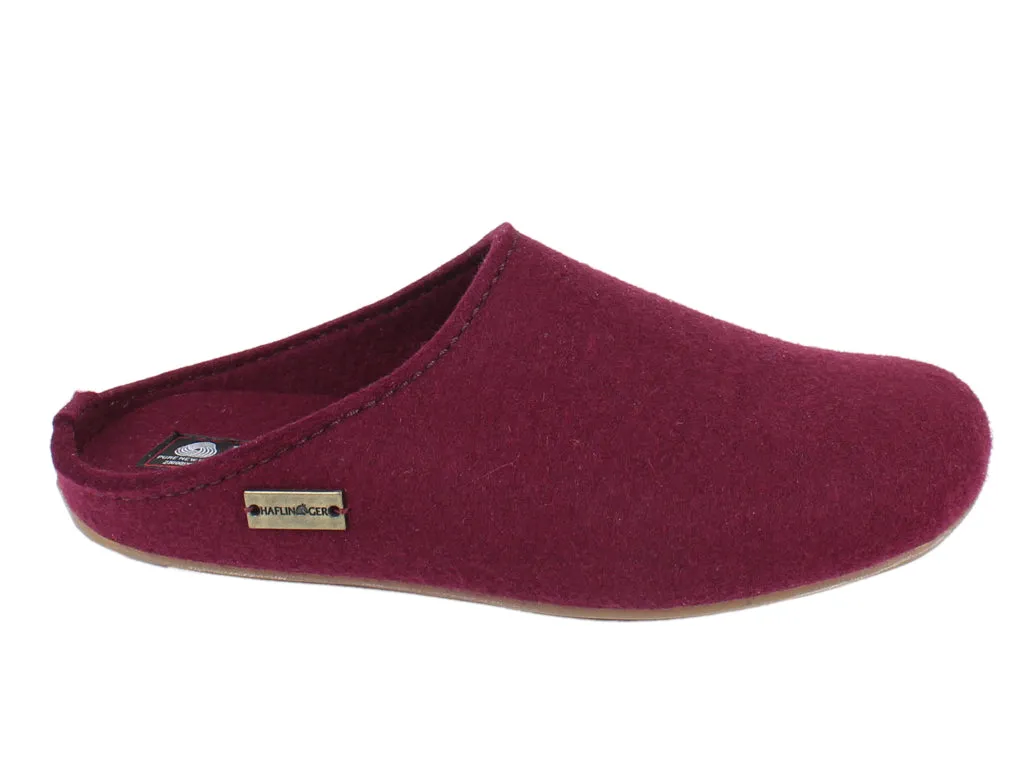 Haflinger Slippers Everest Fundus Bordeaux