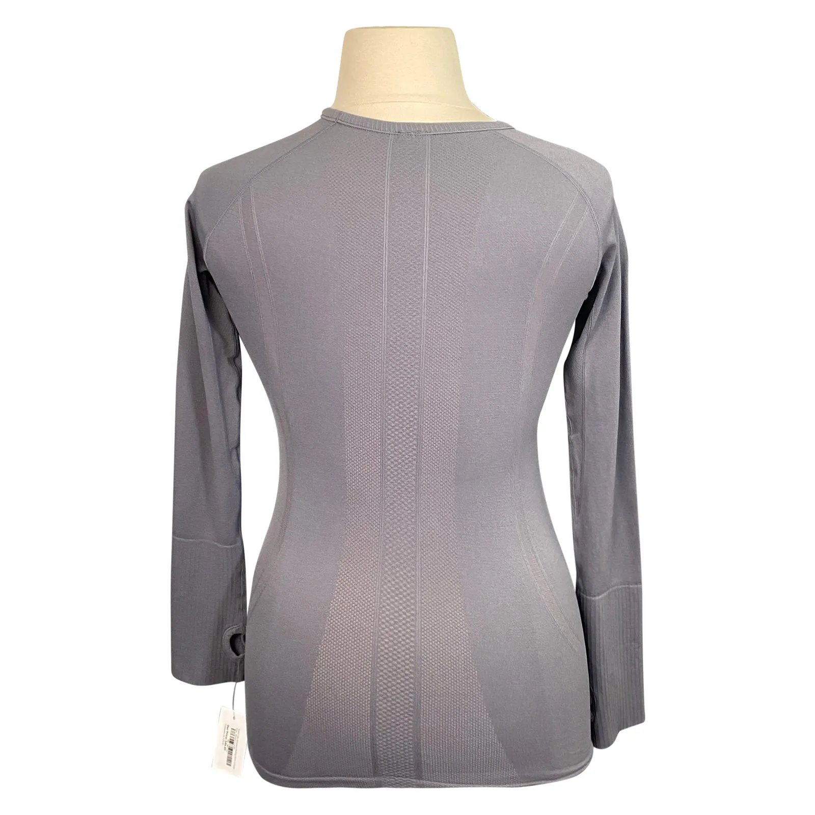 Halter Ego Seamless Riding Shirt  in Slate Grey - Women's Large