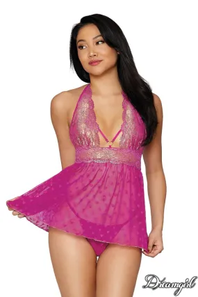 Heart Foil Babydoll