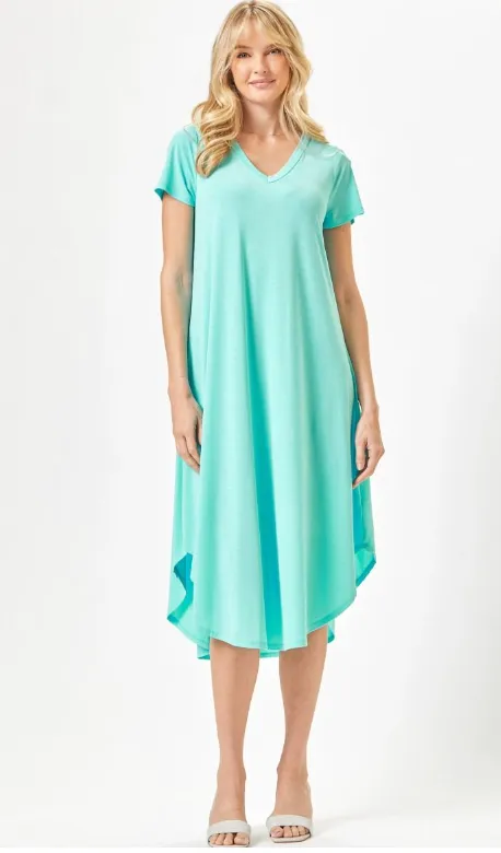 Hold Onto Hope Dress - Neon Blue