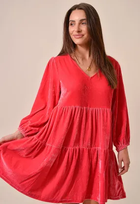 Holly Dress-Raspberry