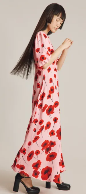 Iris Dress Red Poppy