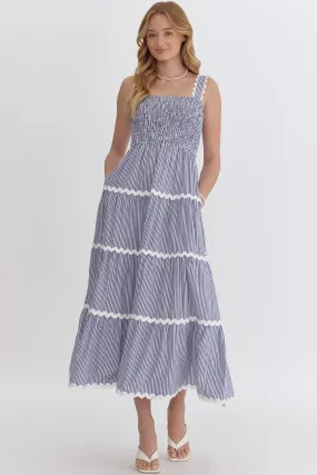 Joelle Striped Maxi Dress