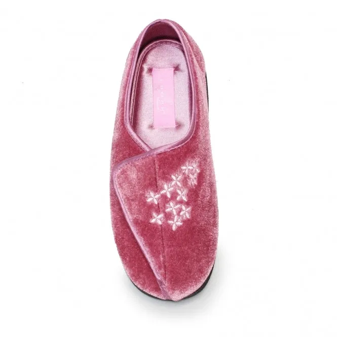 Ladies Bedroom Slippers Heather Lunar Soft Insoles JULIET