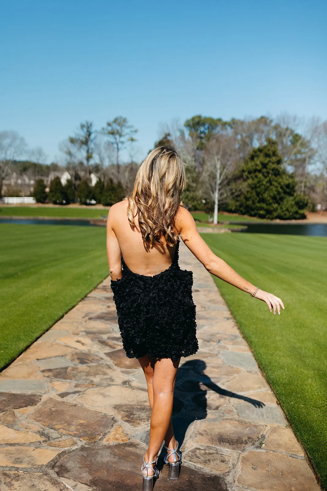 Lady Bow Dress - Black