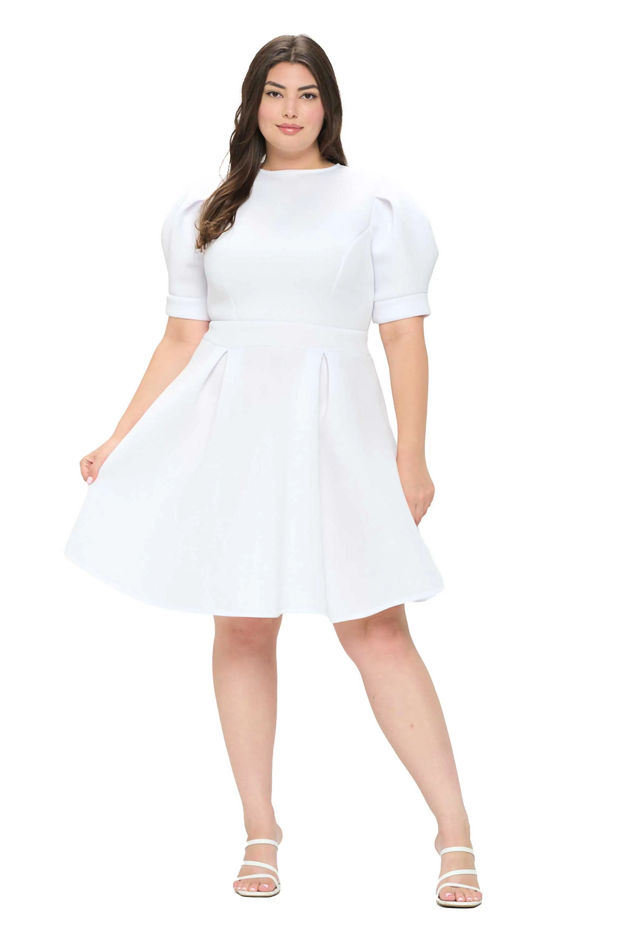 Lindsey Neoprene Flare Dress