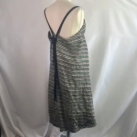 MarniMultiStriped with Bow Back Dress