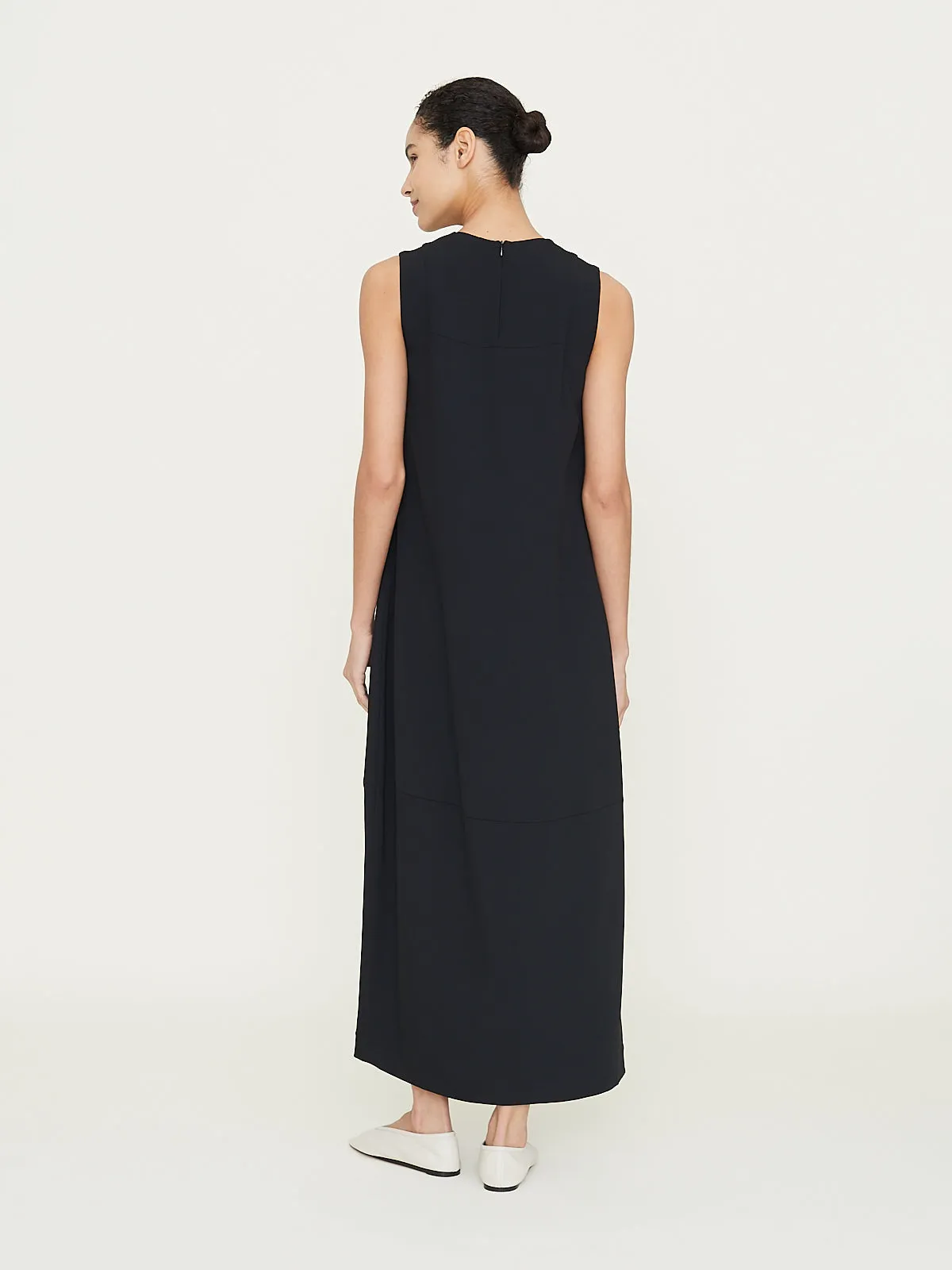 Martha Trapeze Dress In Black