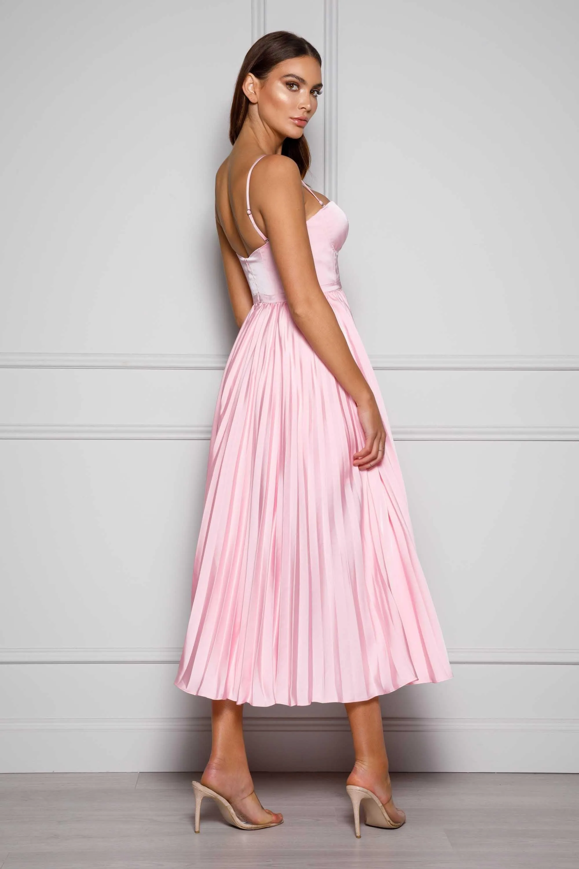 Milan Dress - Candy Pink