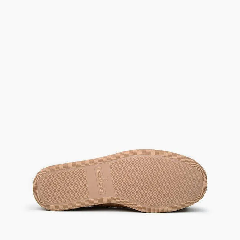 Minnetonka - PILE LINED HARDSOLE TAN - 3901