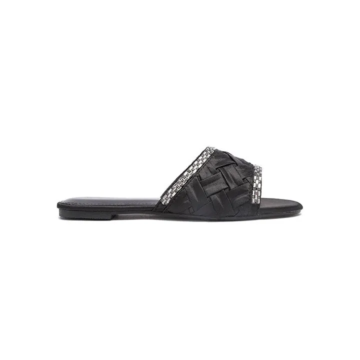 Mirror Embellished Woven Sandal MY 263