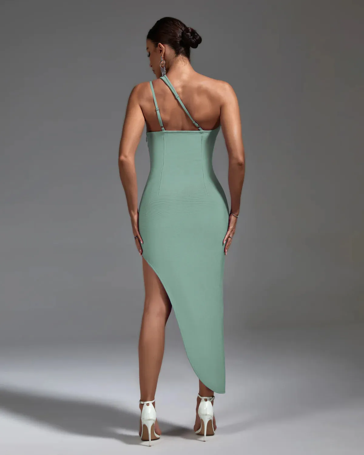 NAKIA One Shoulder Bandage Dress