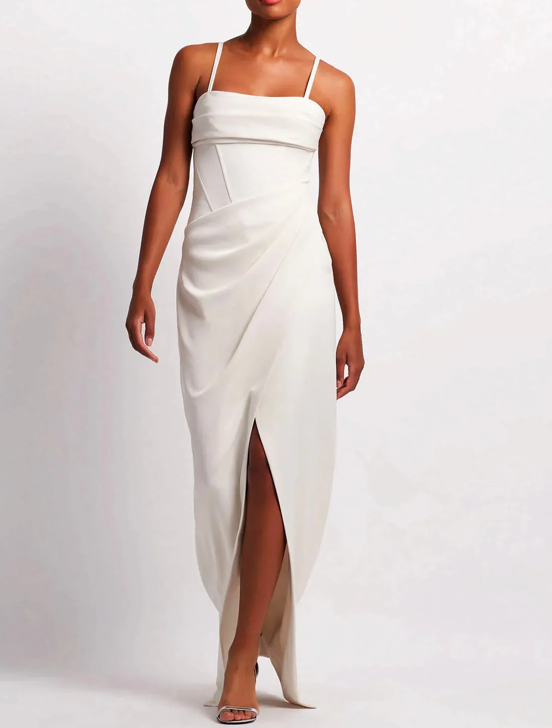 Patbo - Draped Maxi Dress - Ivory