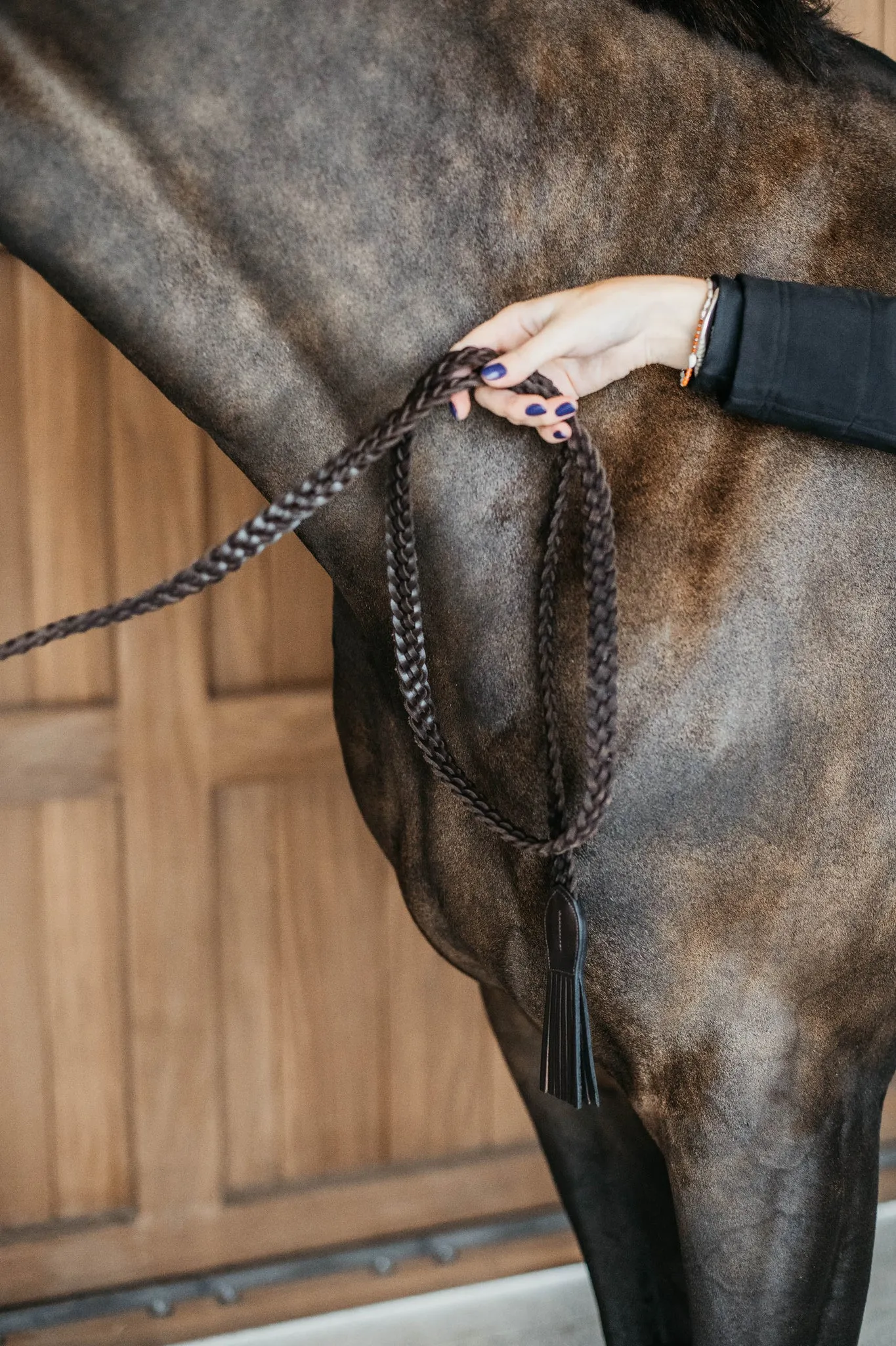 Plaited Leather Lead Rope