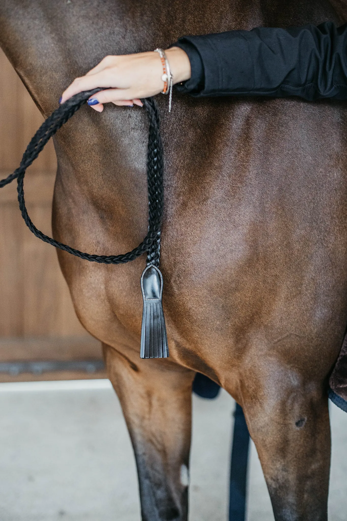 Plaited Leather Lead Rope