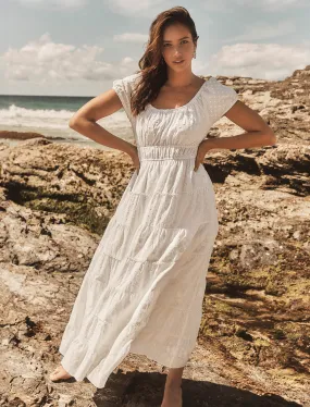 Sardinia Tiered Midi Dress