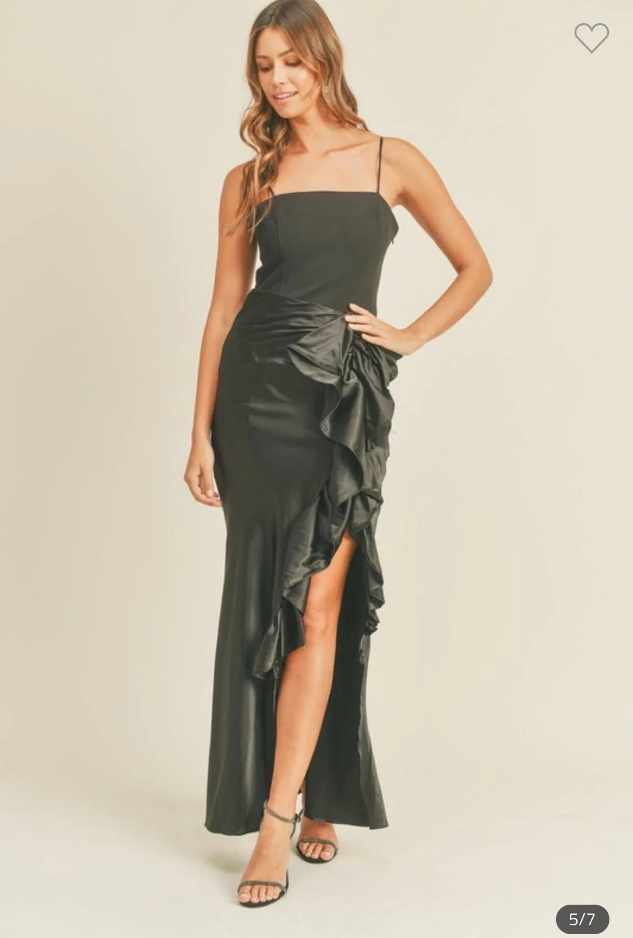 Seeking Sophistication Ruffle Gown