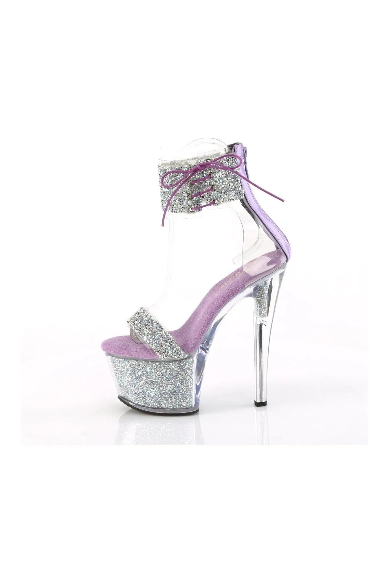 SKY-327RSI Silver Sequins Sandal