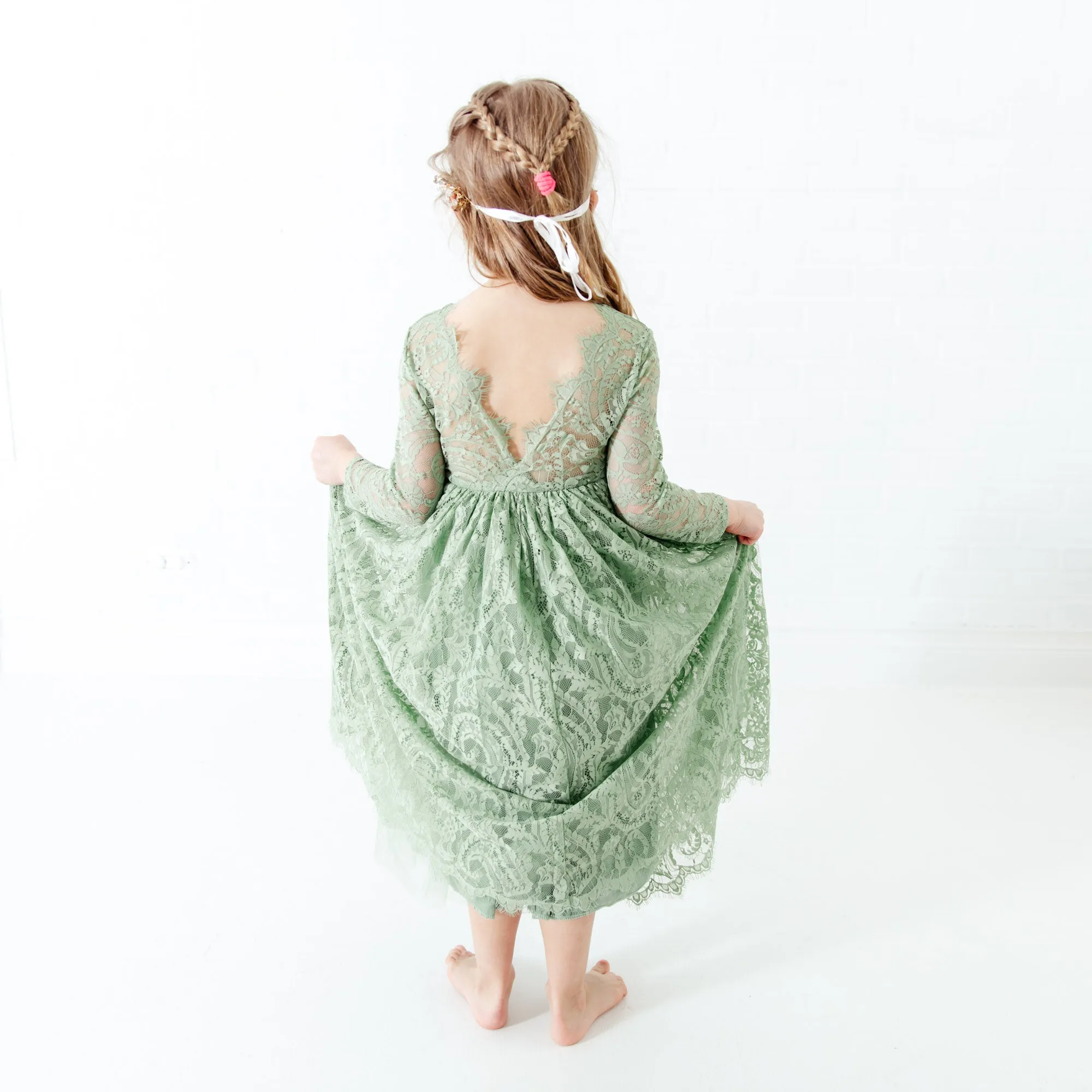 The Paisley Dress - Sage Green