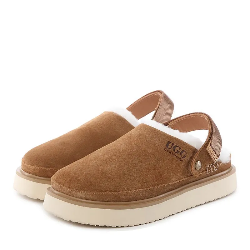 Sure! Here is an optimized product title for your UGG clogs slippers:

Cozy UGG Fleece-Lined Clogs Slippers for Women and Men

This title includes modifiers that highlight the key features and target audience, making it more appealing to potential customers.